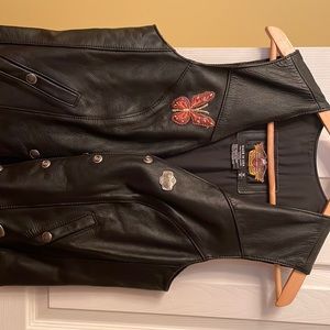 Harley Davidson leather vest